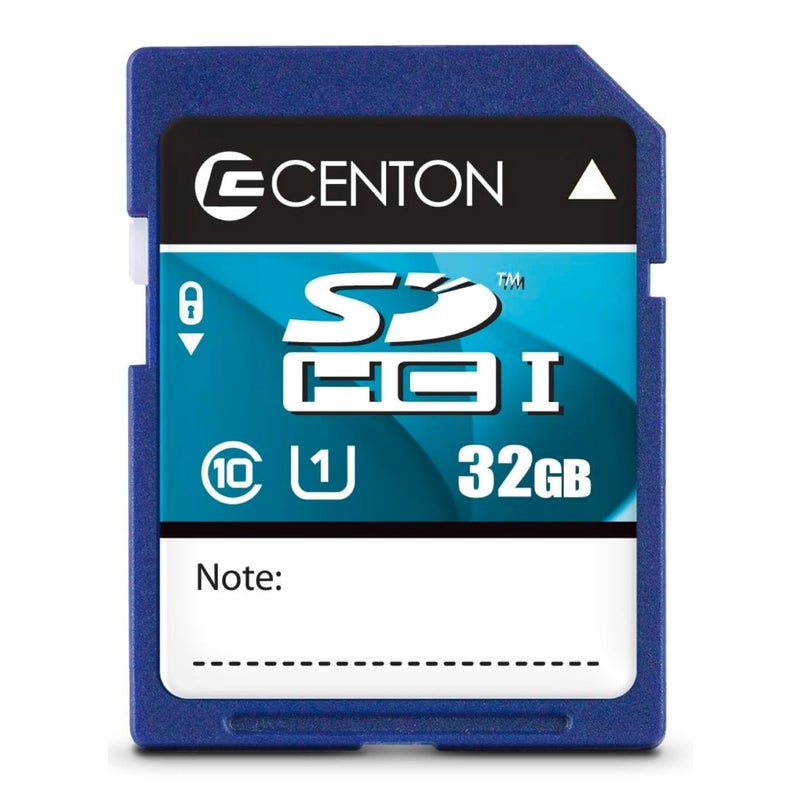 Centon Electronics MP Essential SDHC Card, Ultimate Memory Card for Phones, Tablets, Cameras, and More, UHS1, 32GB, 5 Bulk Pack - Image 1